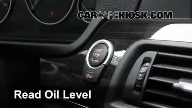 2012 BMW 528i xDrive 2.0L 4 Cyl. Turbo Oil Check Oil Level